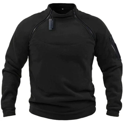 Iversen™ Torsten - Militærstil Fleece-Pullover