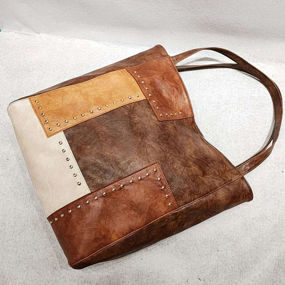 Iversen™ Dagny | Vintage Patchwork Luxe Taske