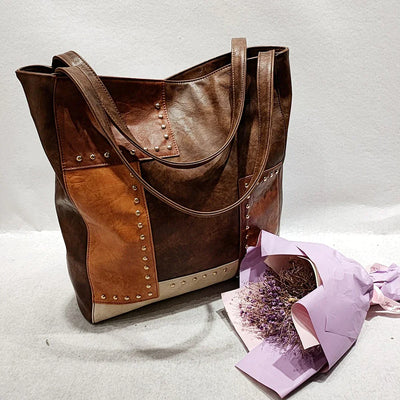 Iversen™ Dagny | Vintage Patchwork Luxe Taske