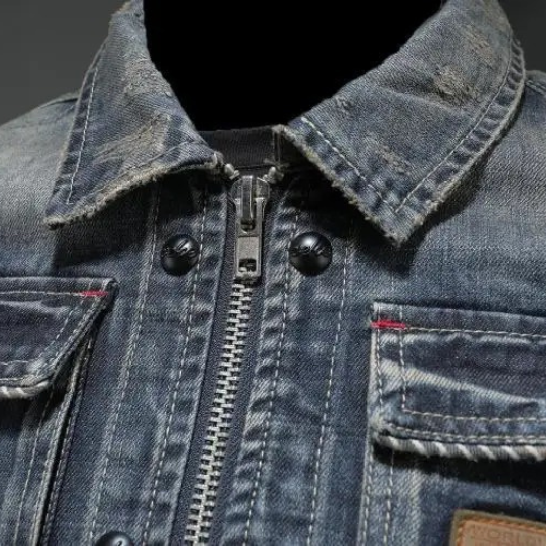 Iversen™ Elliot  - Unik Elegant Denimjakke